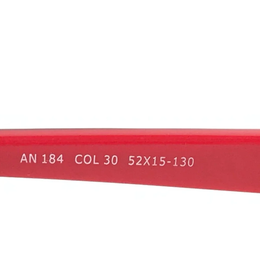 Next Issue AN 184 COL 30 Eyeglasses Frames Red Rectangular Full Rim 52-15-130